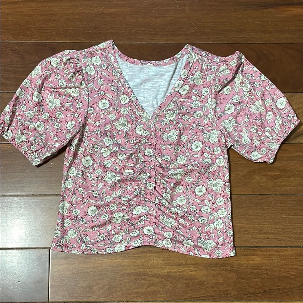 Floral Pink Women's Top